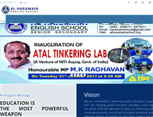 Tablet Screenshot of alharamainschool.org
